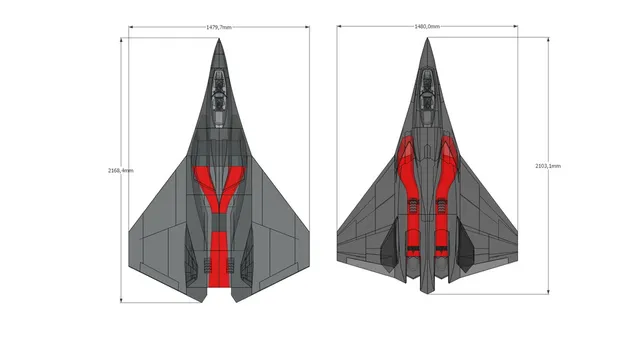 concept stealth jet — Image 14 of 14