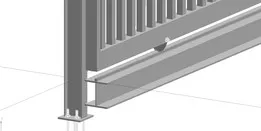 Steel Sliding Gate + Fence