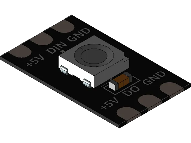 WS2812 60Leds/m 5V Black PBC — Image 2 of 4