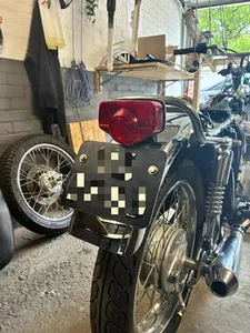 Honda CB350F rear/taillight and plate setup