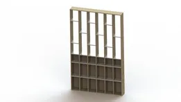 Open Shelf Cabinet