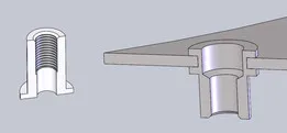 Round Rivet Nut - COMPLETE