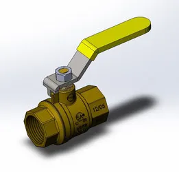 3/4" NPT 250 PSI Soft Seated Ball Valve Lever Operated