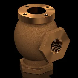 Flyball Governor Body - Machined Bronze Casting
