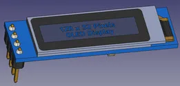 128 x 32 OLED Display 0.91 inch I2C