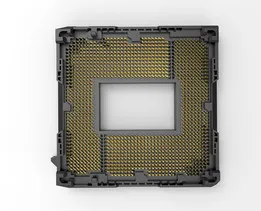 LGA1155 intel cpu socket details pins with sheild CPU 底座