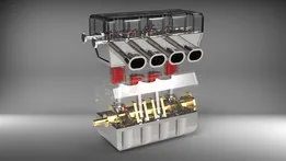 4 cylinder 16 Valve Internal Combustion Engine