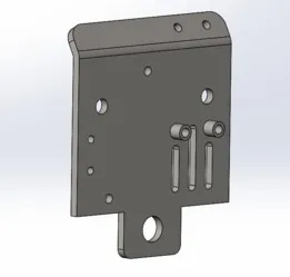 Anycubic Mega zero Plate | Пластина каретки Mega Zero