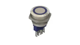 Push Button Switch with Ring LED 22mm