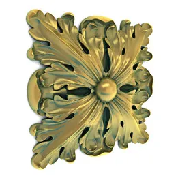 Carved rosette®001