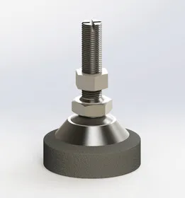 Load cell leveling foot 1/2-20 UNF weighing scale adjustment leg