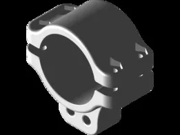 Bar Clamp / Lenkerklemme 22.2 mm für B + M IQ - X Bike Lamp Fahrrad Lampe ; Surly Moloko