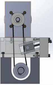 Belt-Pulley System with Tensioning Mechanism