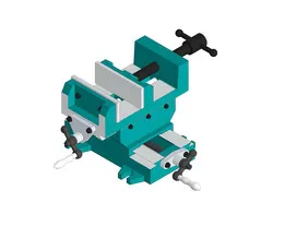 125mm Тиски координационные (Cross Slide Drill Press Vise)