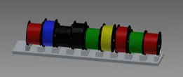 Filament spool support