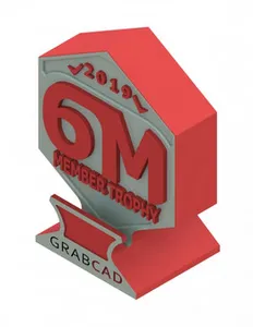 GrabCAD 6 Million Members Trophy