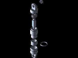 Mill Type Hydraulic Cylinder(With Two Cylinder Champers) 44.45x25.4x39.5mm