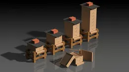 Brazilian Bee Hive based on Langstroth model