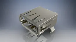 Female USB type A connector [PCB Thru-hole]