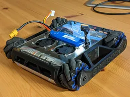 3D Printed Wiimote Mecanum Robot