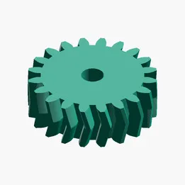 Parametric Double Helical Gear Generator (STEP, Customizable, CNC & 3D Printing)