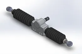 Steering rack for a buggy