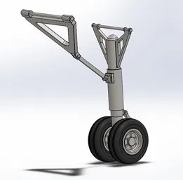 Airbus A320 nose landing gear