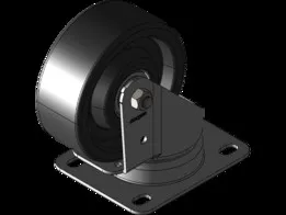 CASTER WHEEL JSFL 100 MM SWIVEL FORK BAKERY WHEEL
