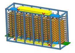 Slow-Drying Conveyor Chamber with Chain-Suspended Product Transport