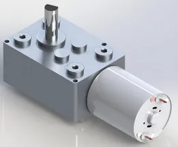 TS-32GZ370-5300, Geared DC Motor, 6V, 1 RPM, 37.5 kg.cm
