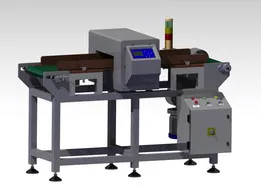 conveyor system with metal detector