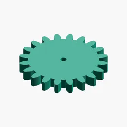 Parametric Spur Gear Generator (STEP, Customizable, CNC & 3D Printing)