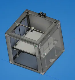 all metal 3d printer H type 500mm X 500mm with 3030 extrusions