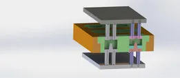 compression mold for ceramic tile