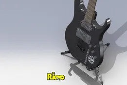 Electric Guitar and Guitar Stand