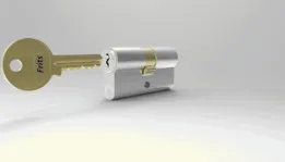 Euro lock cylinder with key