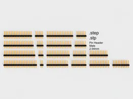 Pin Header - Male- 2.54mm - Different Pin Numbers