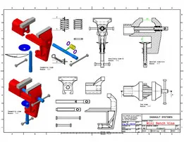Bench Vise – Reverse Engineering with FEA (CATIA V5 + STEP Files)
