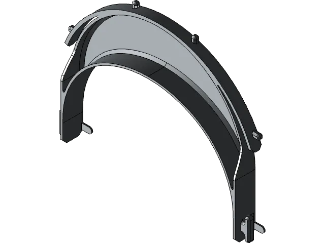 RC3 Compatible Face Shield for 0.8mm Nozzle - Closed Top — Image 12 of 18