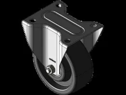 CASTER WHEEL FLFL 100 MM FIXED FORK BAKERY WHEEL