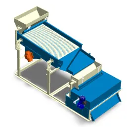 Grader with Magnetic Destoner