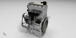 YT40 3 Cylinder Diesel Engine