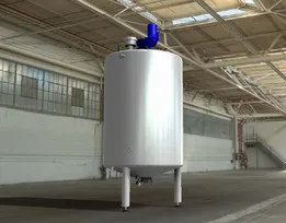 Mixing tank 3000 litres, impeller agitator, 1300mm diameter