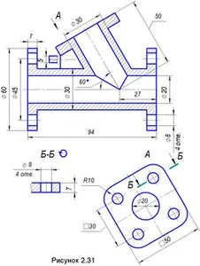 FreeCAD training model / Учебная модель созданная в FreeCAD