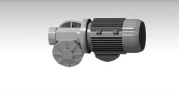 VF 49 Worm gear box with 1HP motor