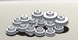 GT2 belt pulley series band width 7mm id 5/6.35/8/10/12