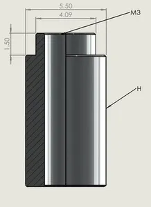 SMT Standoff M3 / M2.5