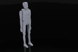 Human 3D model - movable / formable