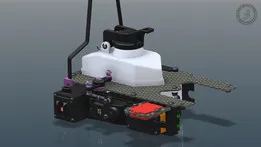 Radio remote control car model, radio panel