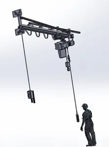 Rotating Wall Mounted Crane 500 Kg.